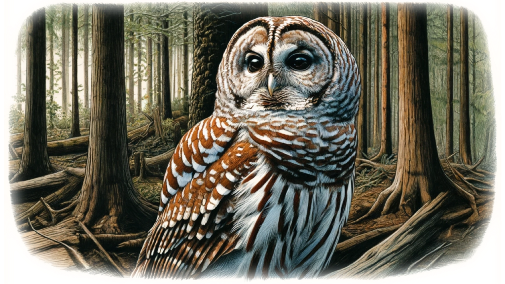 Barred Owl (Strix varia): Guardian of the Forest’s&nbsp;Secrets